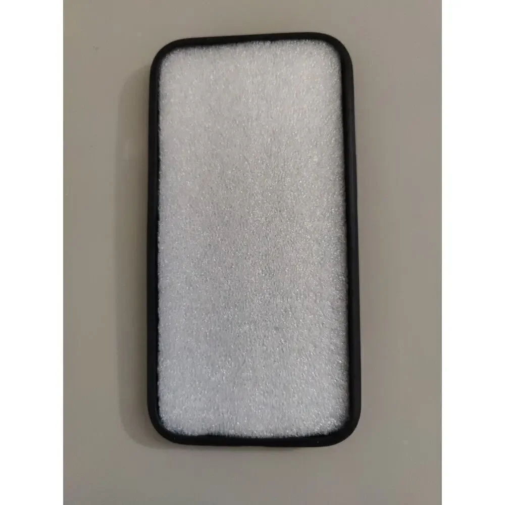 Anime Printed iPhone 13 Cases Black Outside Blue Print Hard Rubber Case